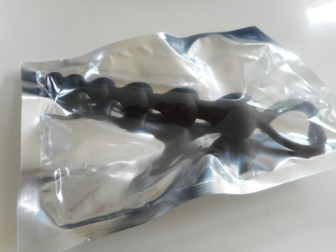 Analkette Herzform aus Silikon